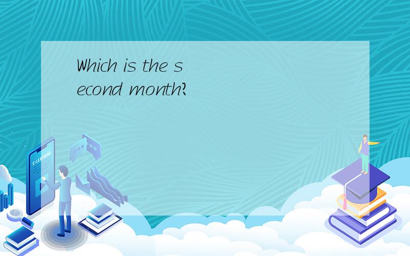 Which is the second month?