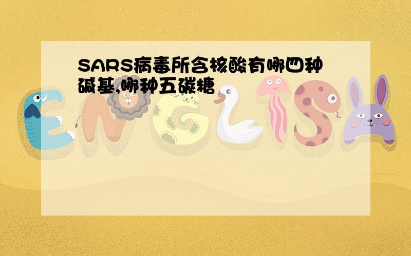 SARS病毒所含核酸有哪四种碱基,哪种五碳糖