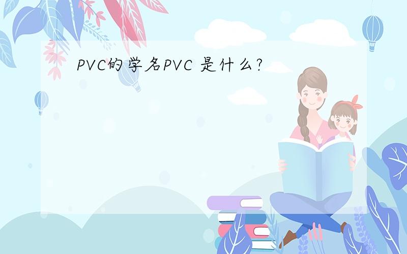 PVC的学名PVC 是什么?