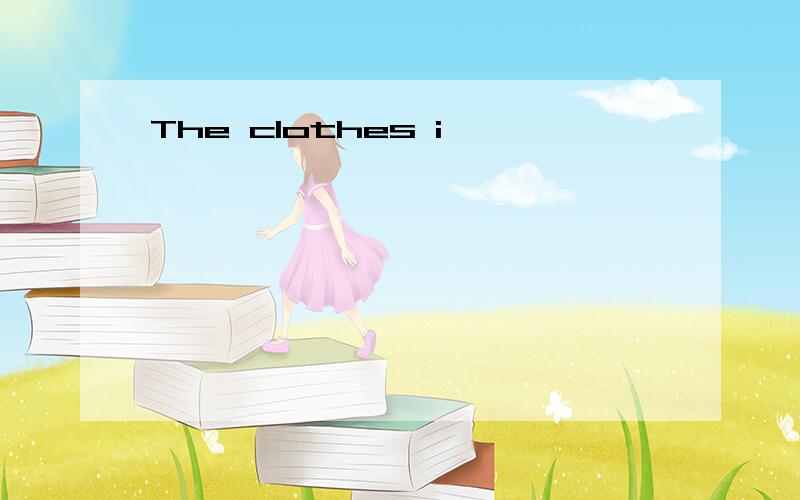 The clothes i