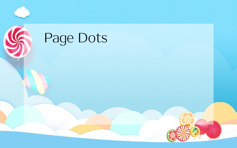 Page Dots