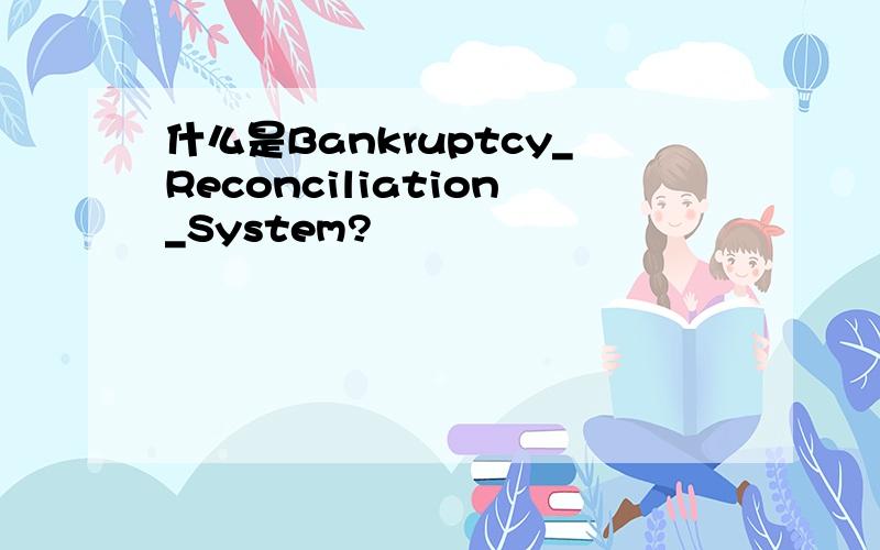什么是Bankruptcy_Reconciliation_System?