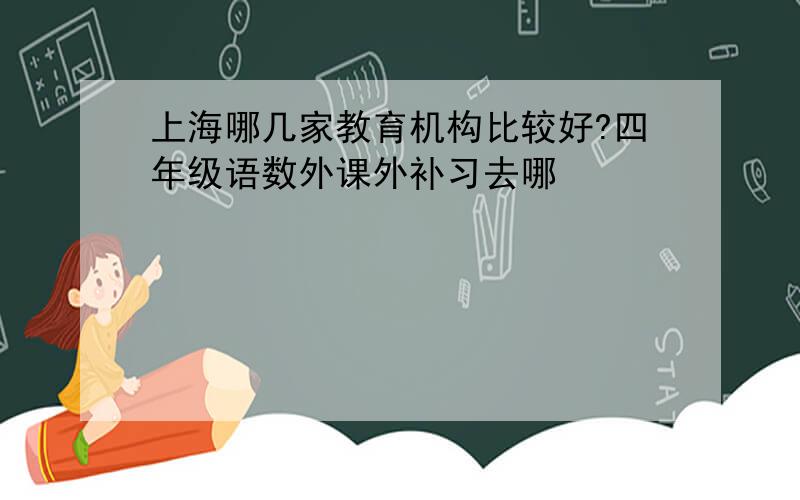 上海哪几家教育机构比较好?四年级语数外课外补习去哪