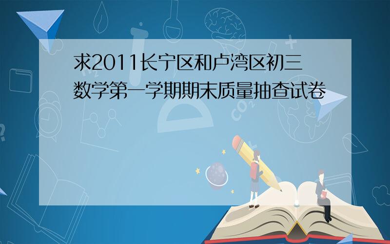 求2011长宁区和卢湾区初三数学第一学期期末质量抽查试卷
