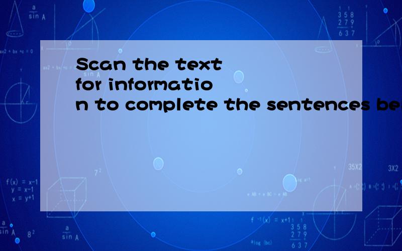 Scan the text for information to complete the sentences below1.Leo has been teaching in China for_______2.Some of the old buildings in Harbin are_____3.The______welcomed the first Jews to China.4.In Australia,students usually study_____and______histo