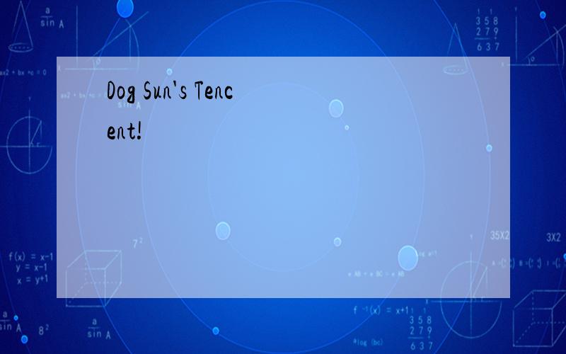 Dog Sun's Tencent!