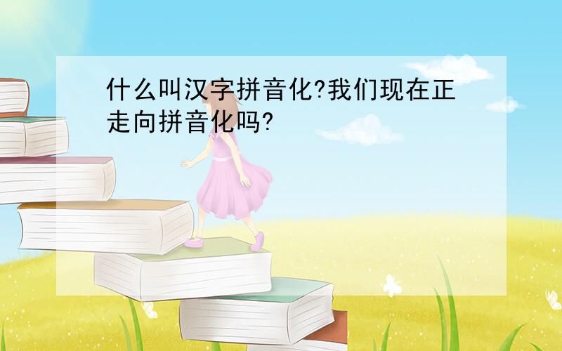 什么叫汉字拼音化?我们现在正走向拼音化吗?