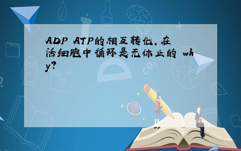 ADP ATP的相互转化,在活细胞中循环是无休止的 why?