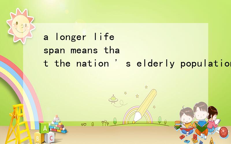 a longer life span means that the nation ' s elderly population is bound to expand significantly over the next 50 years.这句话中的over是什么意思?词性是?