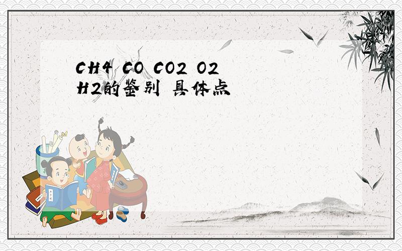 CH4 CO CO2 O2 H2的鉴别 具体点