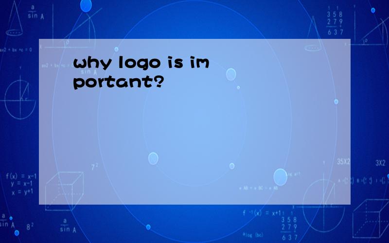 why logo is important?